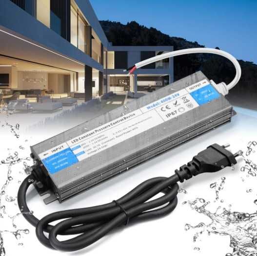 Transformator LED Brimeti, 400W, IN AC 230V, OUT DC 24V, IP67