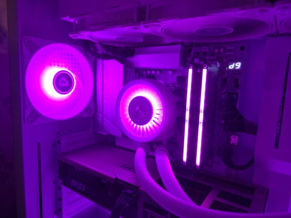 PC Workstation/Gaming Complet - Ryzen 9950x, RTX 5080, Racire Arctic