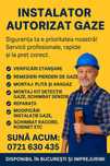 Instalator gaze – Instalator autorizat ANRE