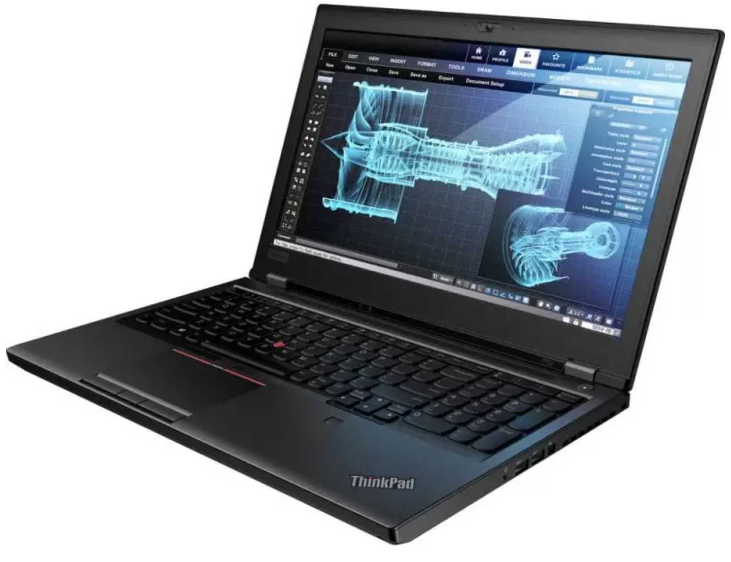 Lenovo ThinkPad P52 - i7 2.60 GHz, nVidia Quadro P3200, 1.5TB SSD+HDD
