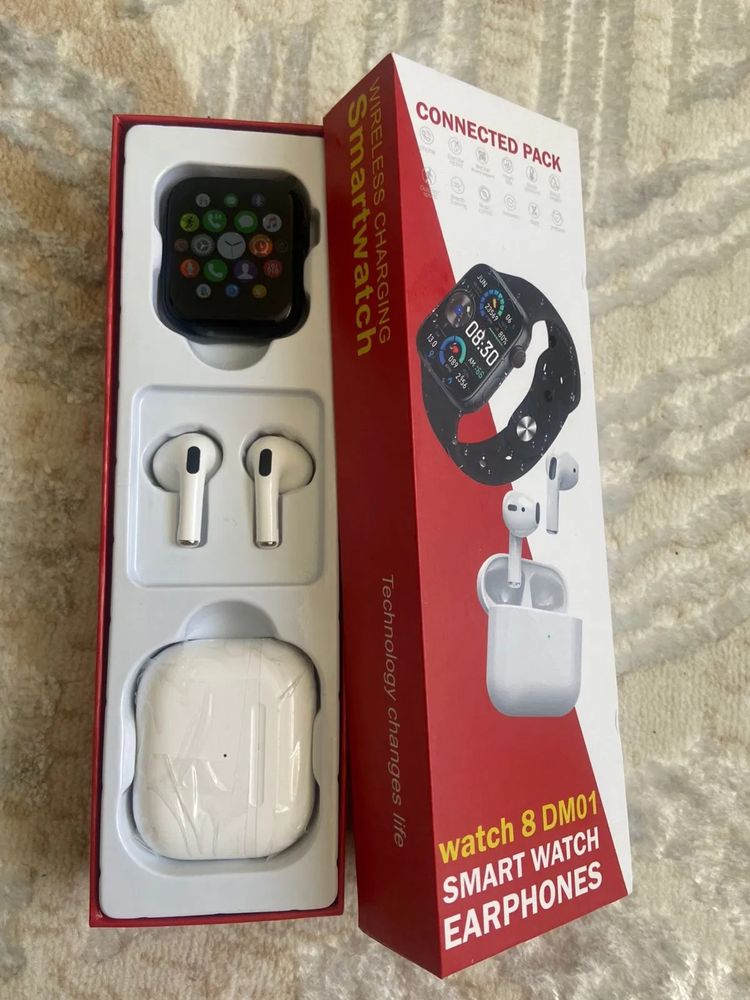 Air pods 3 smart watch 8 эйр подс