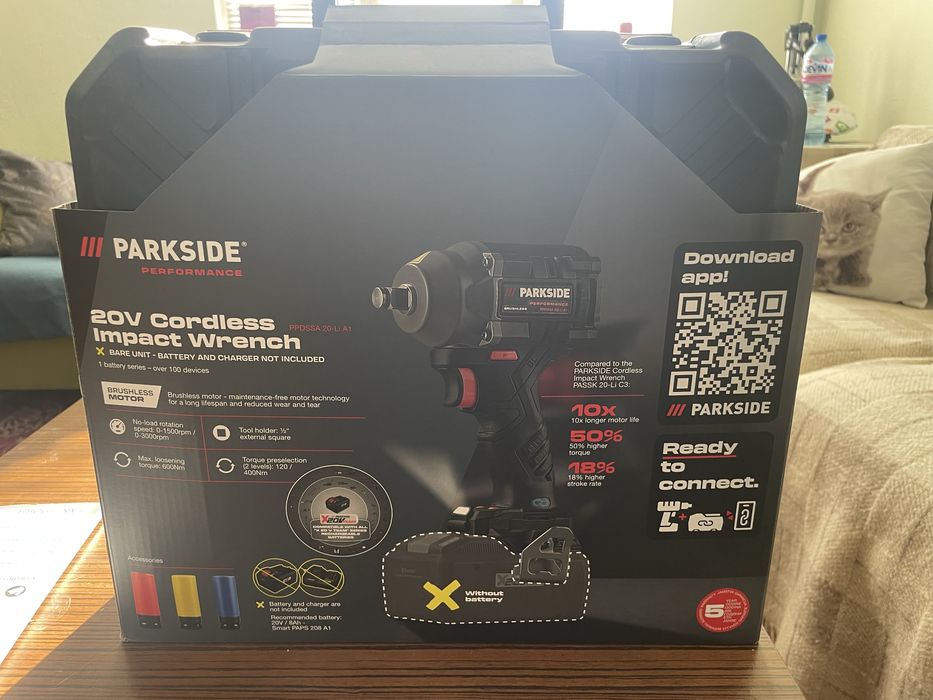 Парксайд гайковерт PPDSSA 20-Li A1