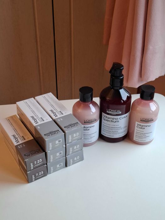 Професионални шампоани  и  бои за коса на L'OREAL