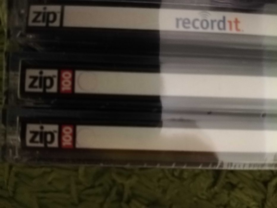Dischete ZIP IOMEGA  RecordIT de 100MB, 10 buc, noi, sigilate