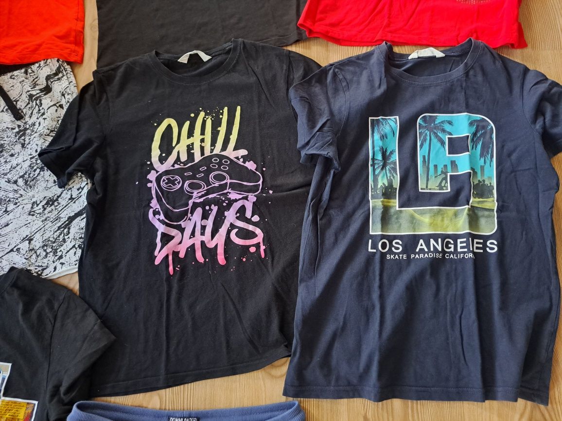 Lot tricou pantaloni scurti 158-164 12-13 ani H&M C&A Reserved