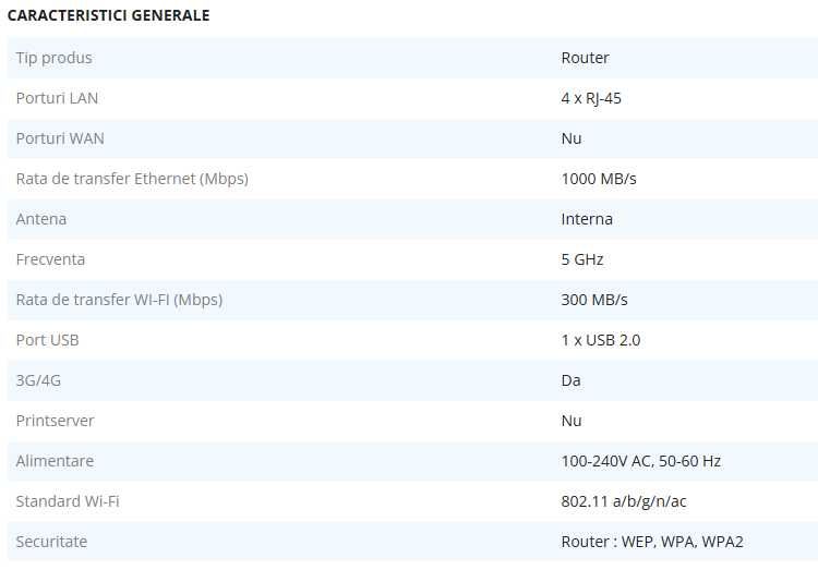 Router wireless cu slot SIM Huawei B535-232 4G+
