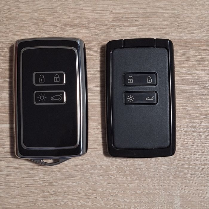 Husa cheie tip cartela cu 4 butoane pentru Renault si Dacia