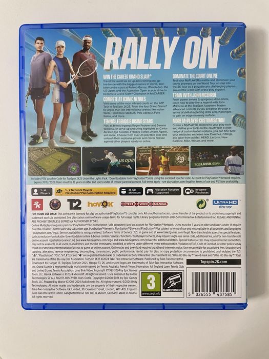 Topspin 2k25 PS5