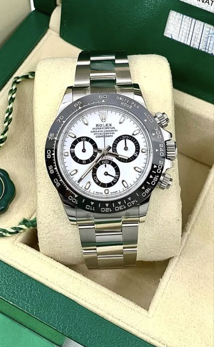 Rolex Daytona Panda Otel Nou Full Stikere Ptr Colectionar Acte An 2019