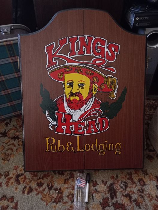 Joc Darts , în cutie originala din lemn masiv