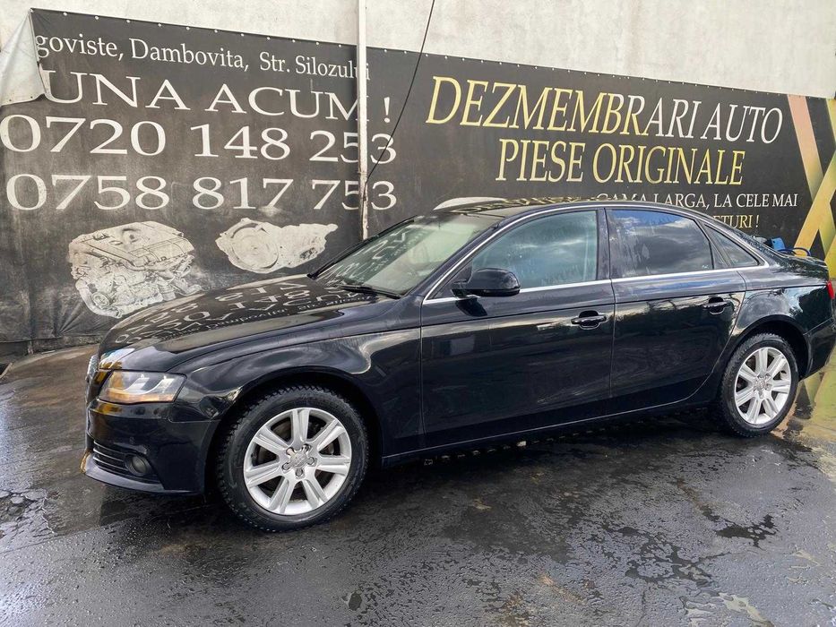 dezmembrez audi a4 b8 cod motor CAHA cod cutie LLQ cod culoare LZ9Y