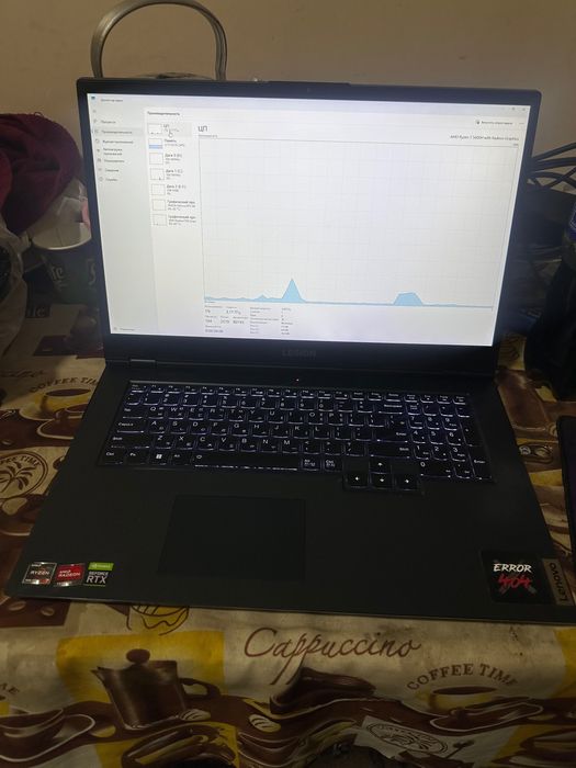Lenovo legion 5 kuchli noutbuk (RTX 3060) AMD Ryzen 7 - 17ACH6H