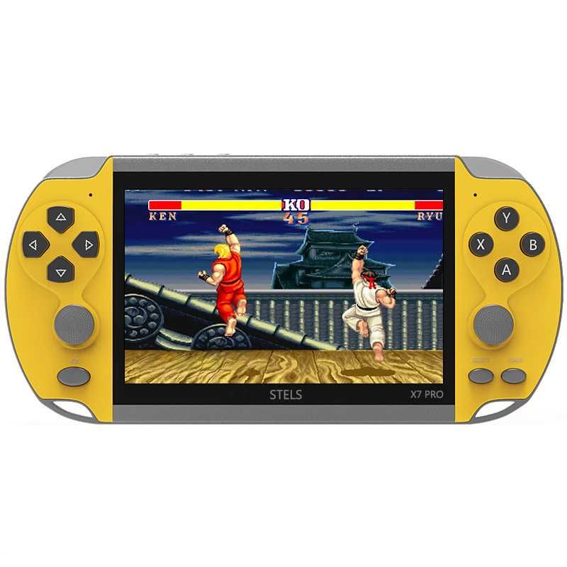 Конзола STELS Game Boy X7 Pro, HDMI, 4.3 инча, 21 000 игри