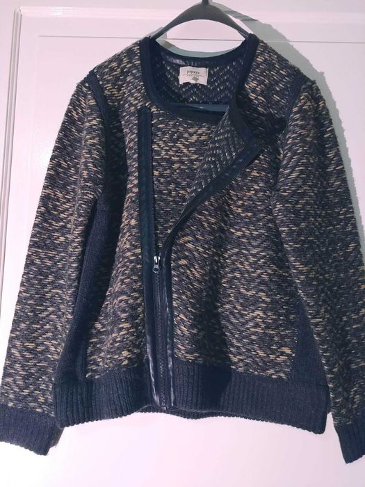 Geaca  tricotata ,groasa, Papaya XXL