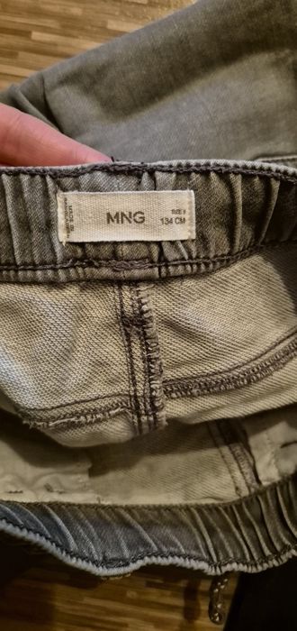 Blugi copii Mango 134 cm gri