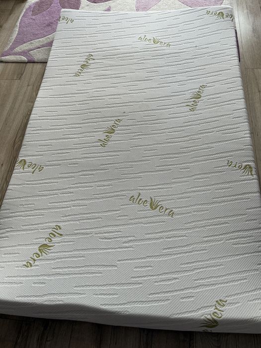 Vand Topper cu spuma de memorie 120x200 cu husa detasabila