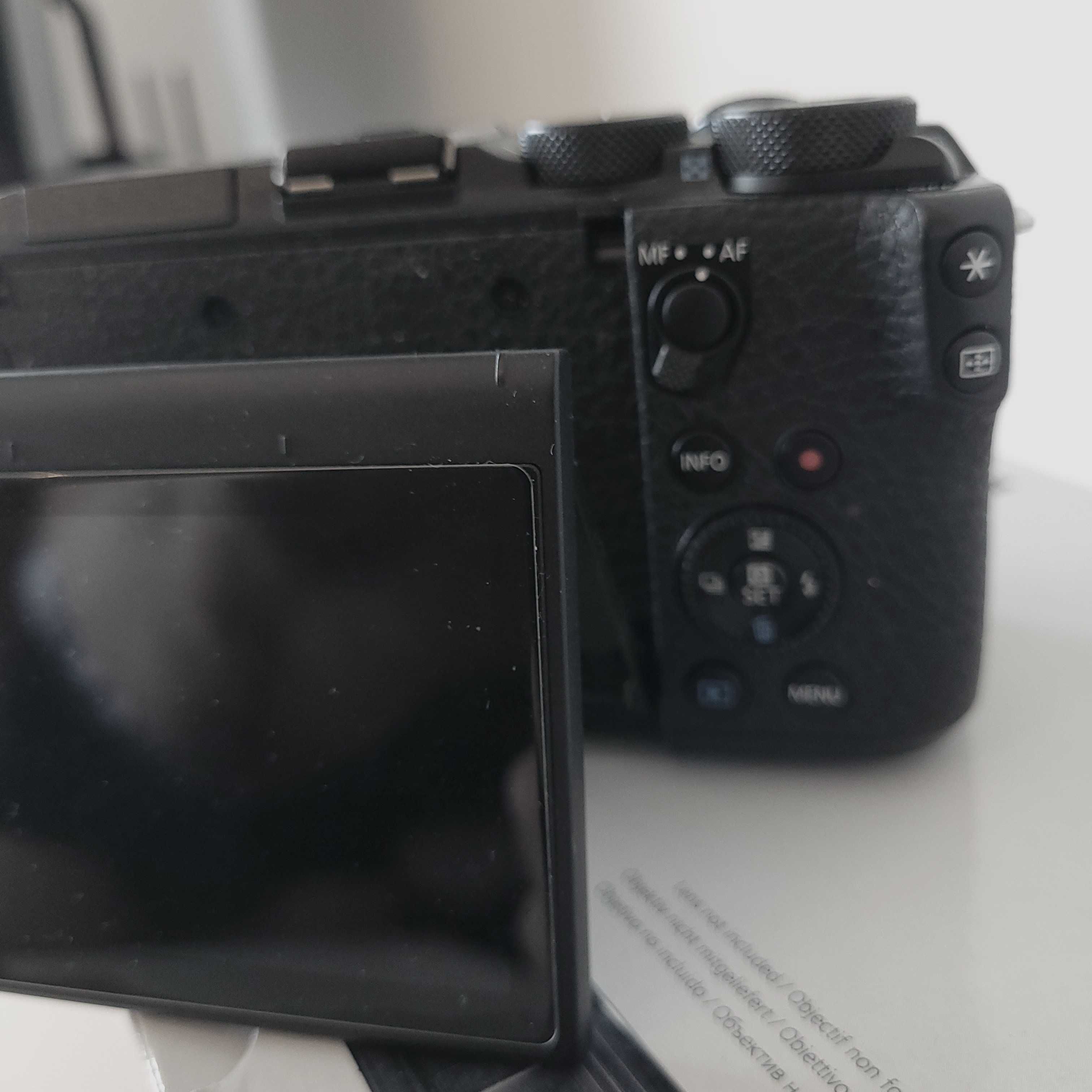 Canon m6 II + с обектив Canon 20mm f/2.0 + EF-m адаптер + клетка
