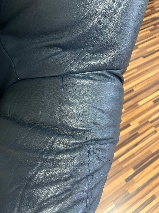 Set canapele + fotoliu piele naturala