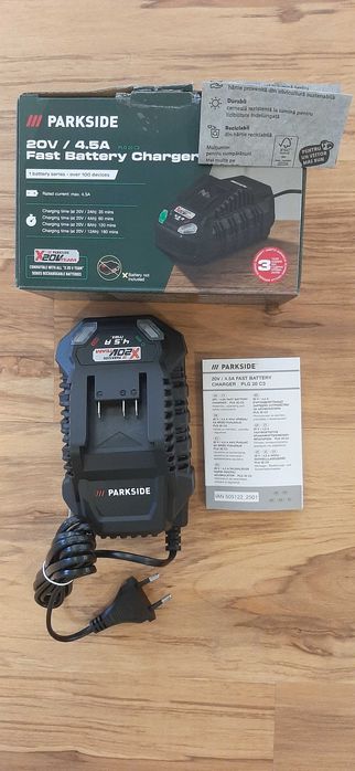 Incarcator rapid 20V 4,5 Ah PARKSIDE PLG 20 C3