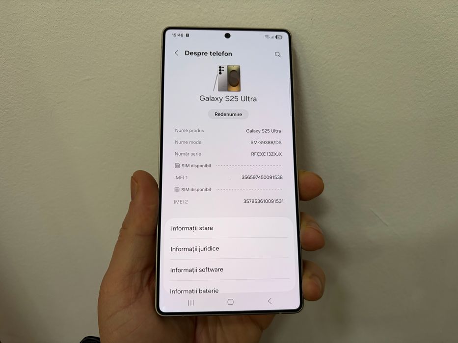 Samsung Galaxy S25 Ultra, 512GB, 12GB RAM, 5G, Titanium Gray