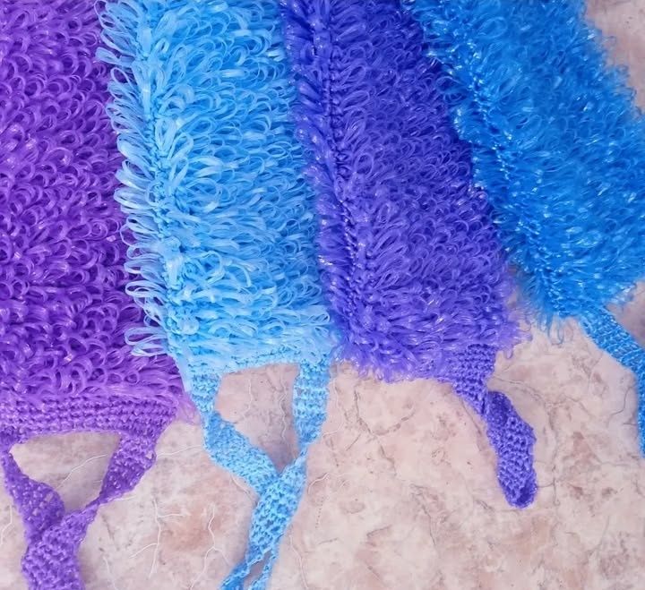 Вяжу именные Мочалки на заказ