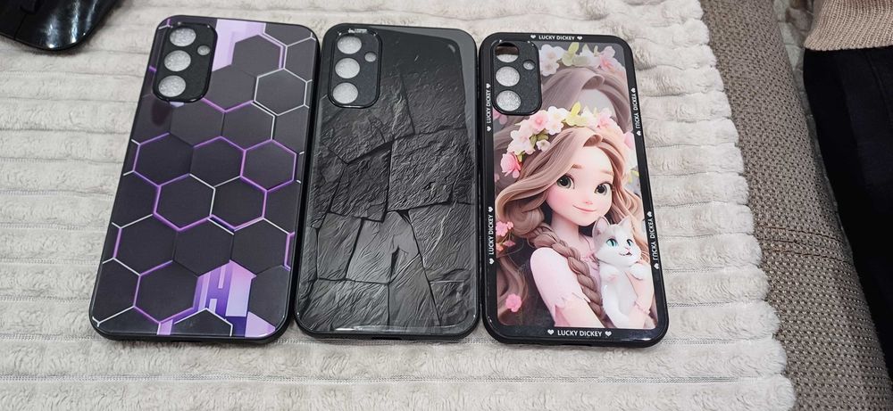 Husă Samsung 3D Samsung A25, A34 și folie sticlă A33, A34