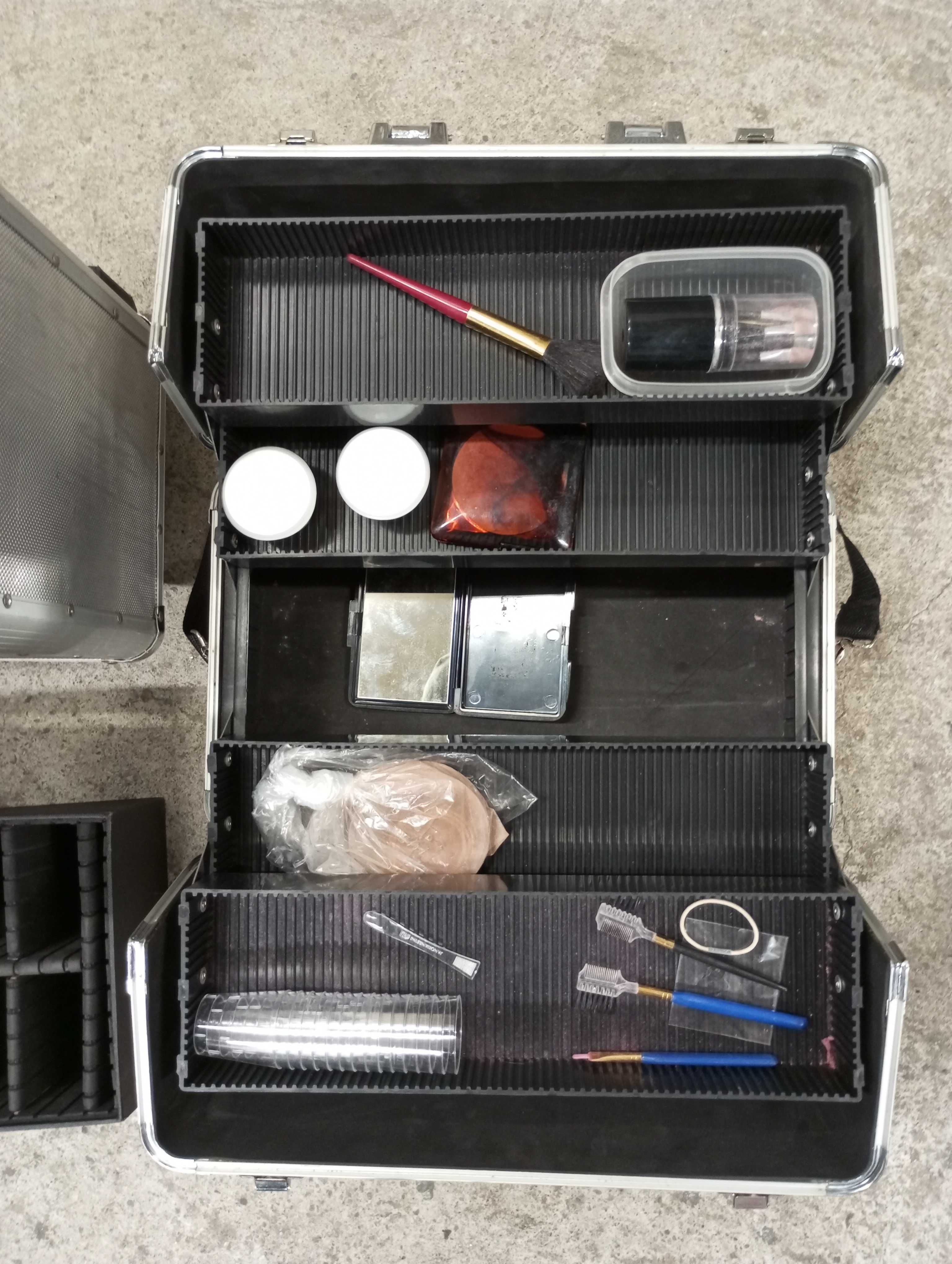 Troler cosmetica,aluminiu