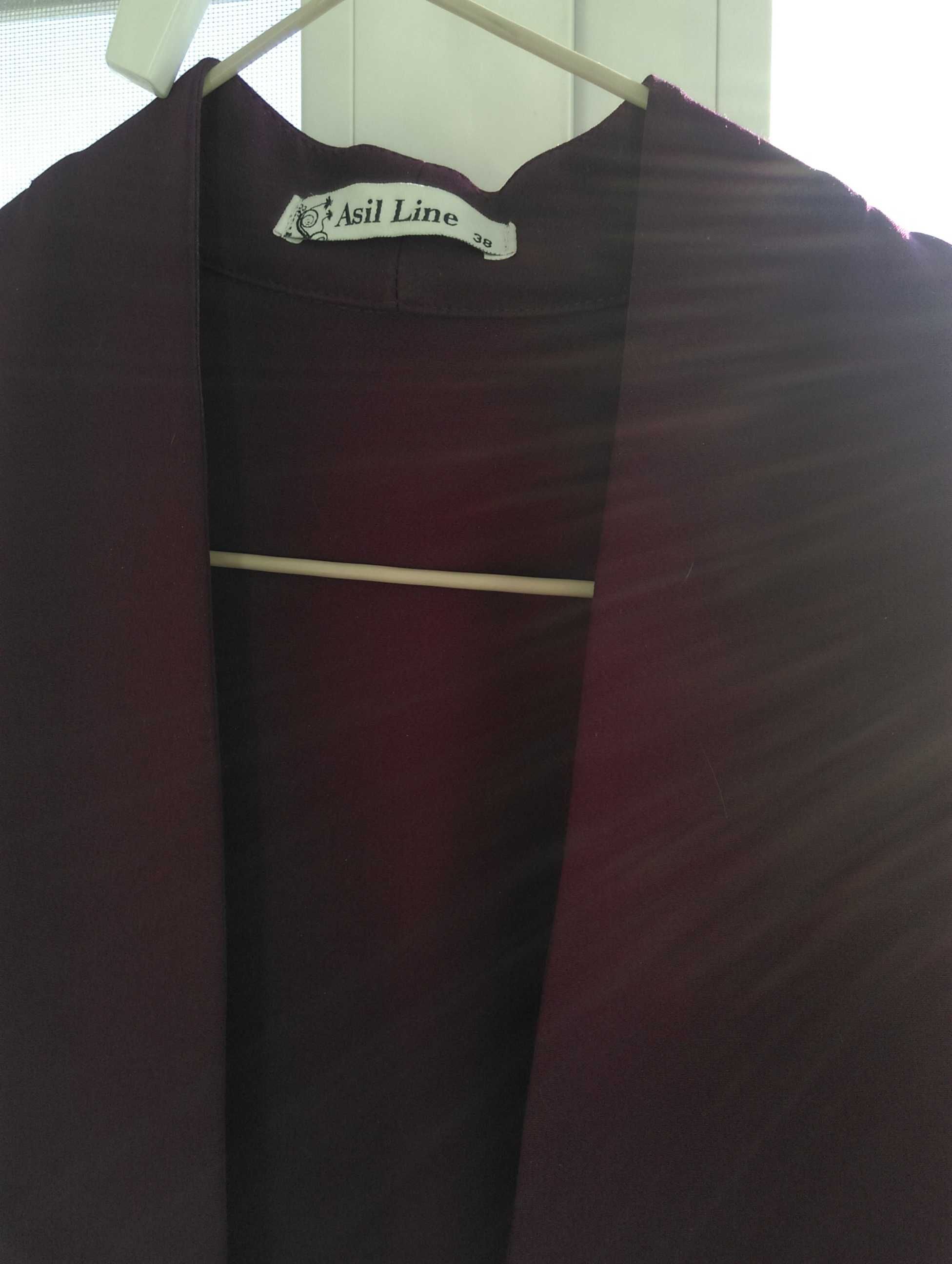 Бордовое платье для торжеств (размер 44-46)