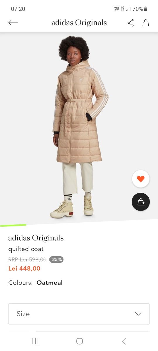 Geacă damă Adidas Premium mărimea S