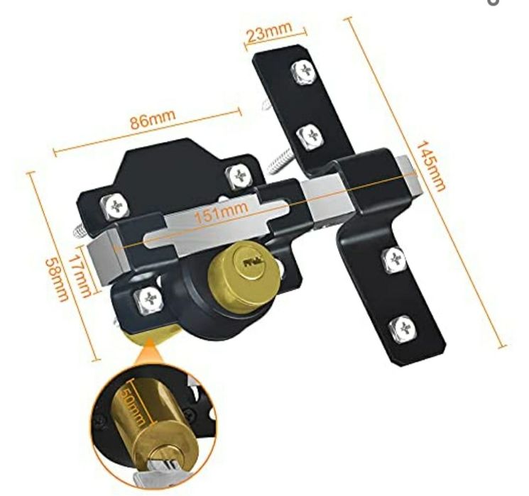Sistem închidere poartă. JVSURF