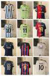 Tricouri fotbal Barcelona, PSG, Real Madrid (sezon 24-25)