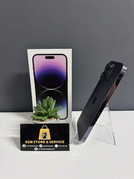 Iphone 14 Pro Max Deep Purpule 90%Bat 256Gb Garantie Gsm Store&Service