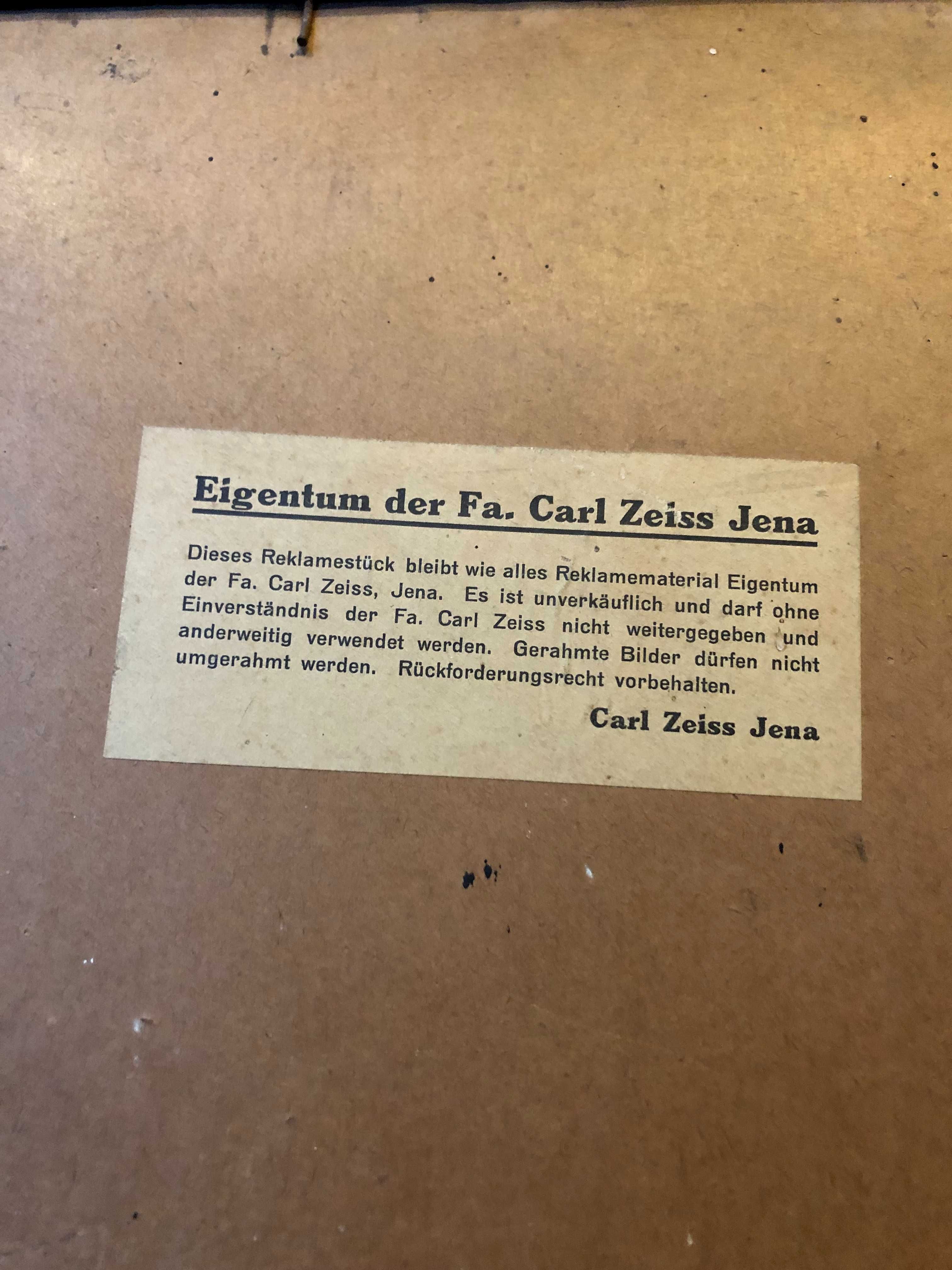 стара реклама на Carl Zeiss Jena