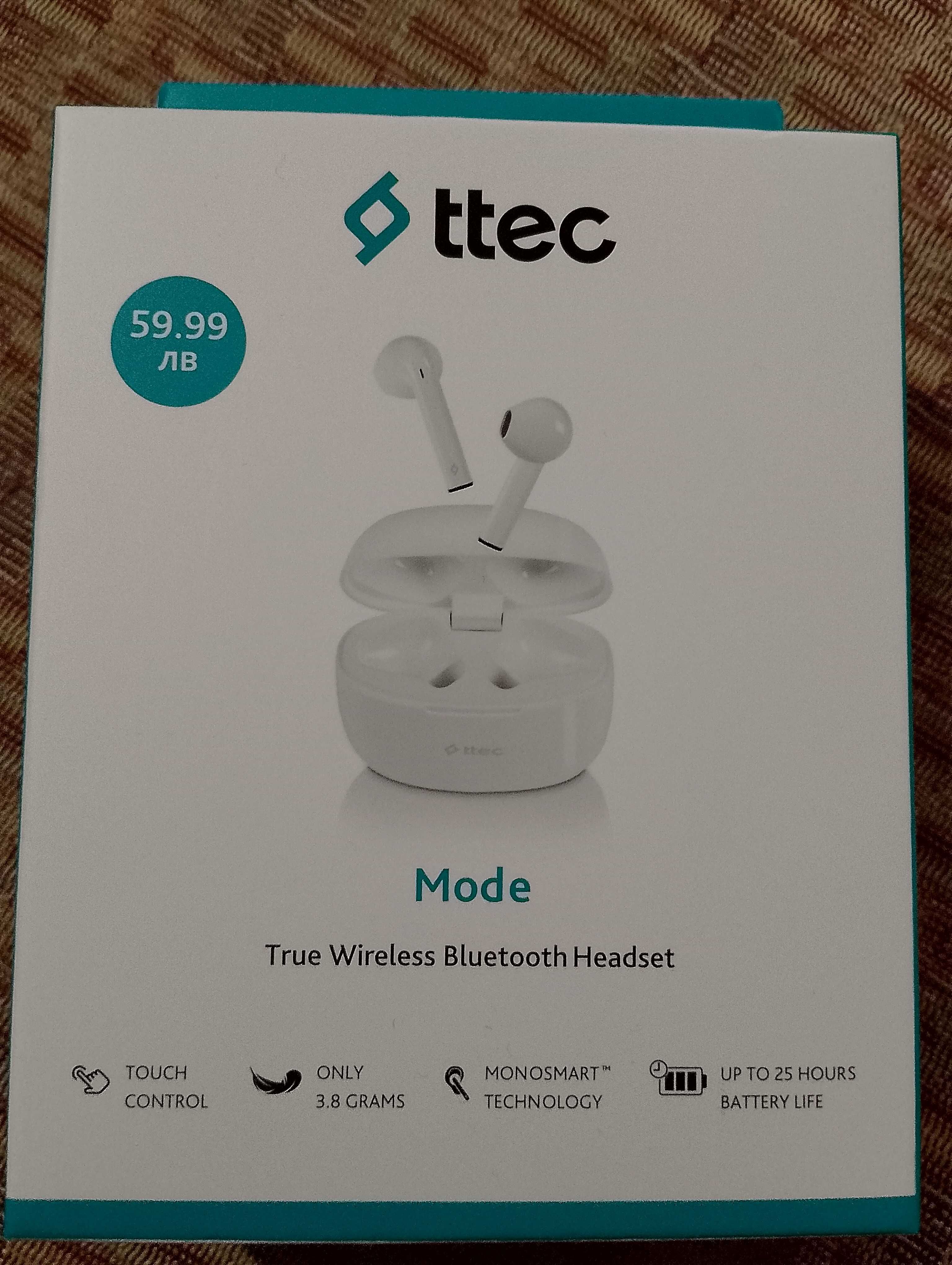 Слушалки безжични  Ttec