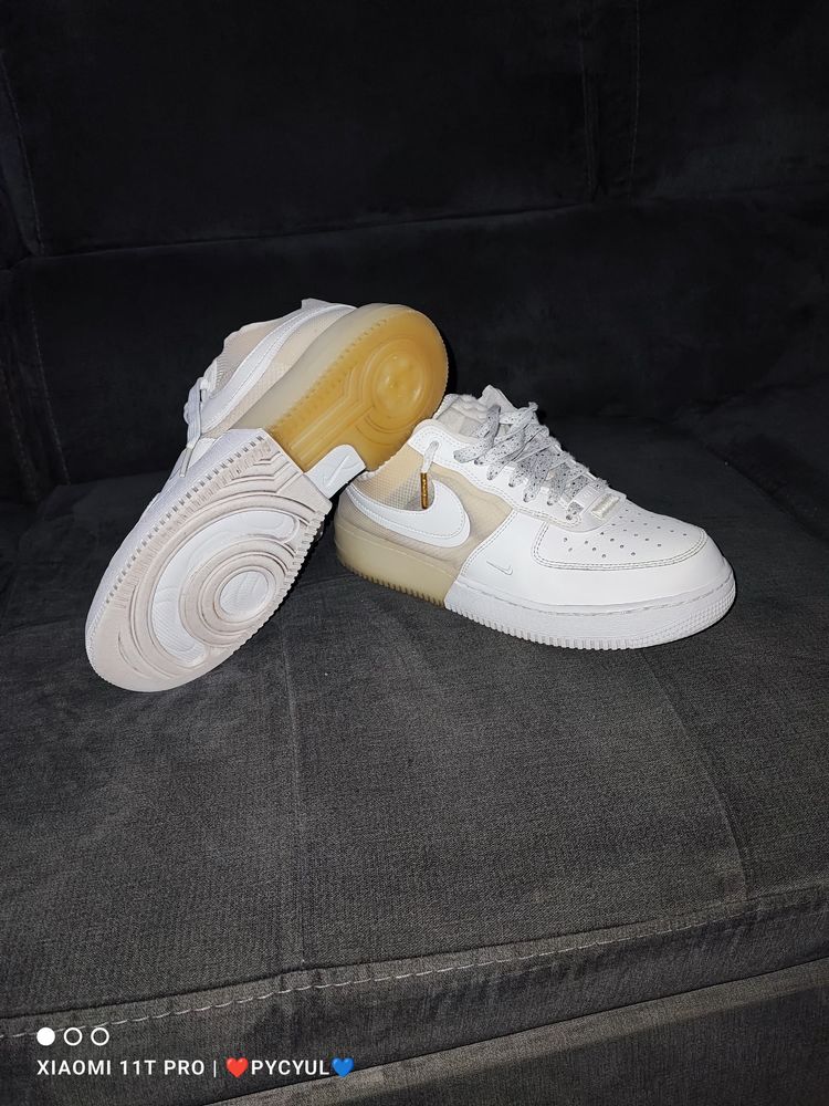 Adidasi AirForce 1 transparenti