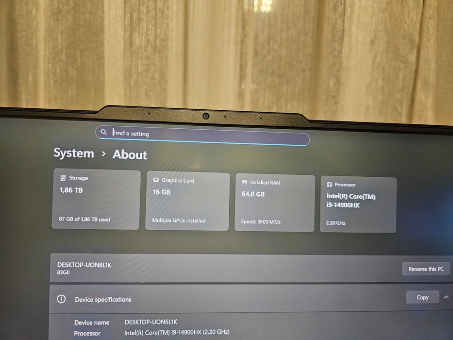 Lenovo Legion 9 16IRX9