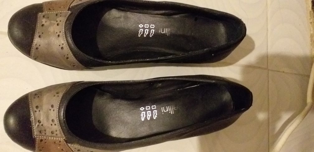 Pantofi mar 39-40 din piele naturala