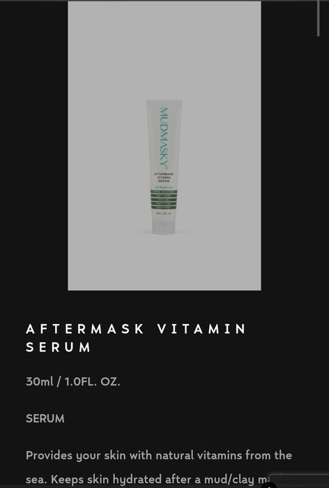 Нов серум Mudmasky Aftermask Vitamin Serum – 30 ml