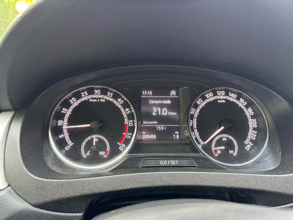 Skoda RAPID 07/2018 Skoda Rapid 1.6 TDI 115 CP