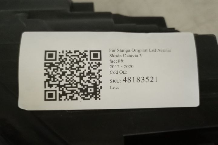 Фар Ляв Оригинален Led Повреден Шкода Октавия 3 [фейслифт] Ляв оригина