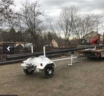 Remorca materiale lungi si prelata Iveco noua