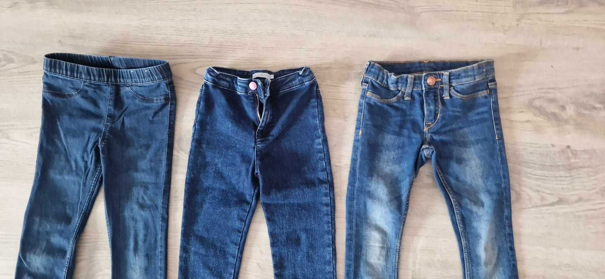Fete 3 perechi pantaloni/blugi potriviti pentru 5-6 ani