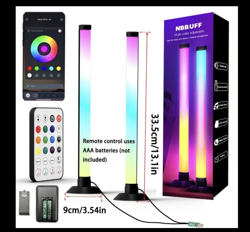 LED лампи с дистанционно, и приложение за телефон