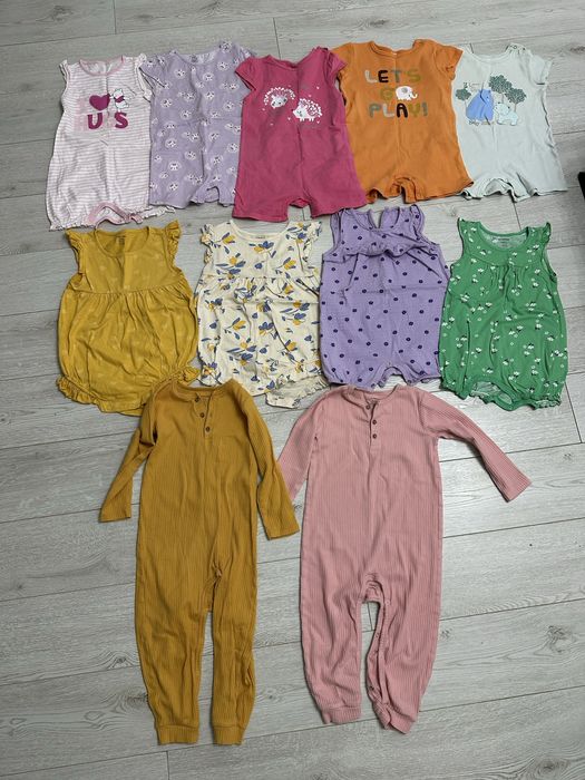 Голям сет с ромпъри 1-2г.