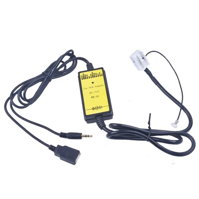 Дигитален чейнджър за VW SEAT SKODA AUDI USB флашка AUX 12 пина