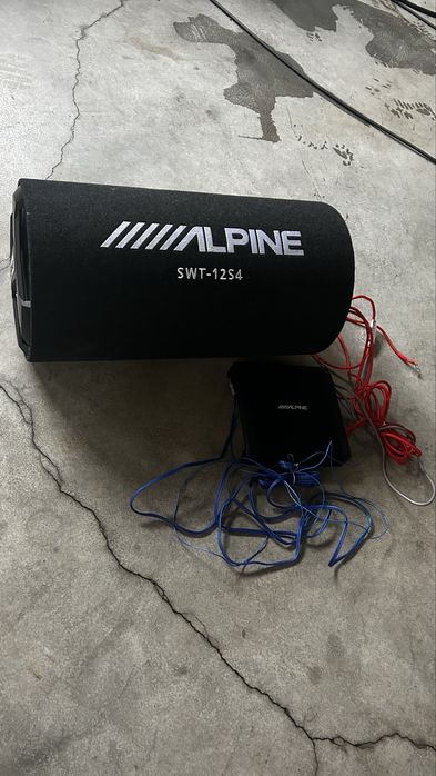 Pachet Subwoofer auto Alpine 1000W