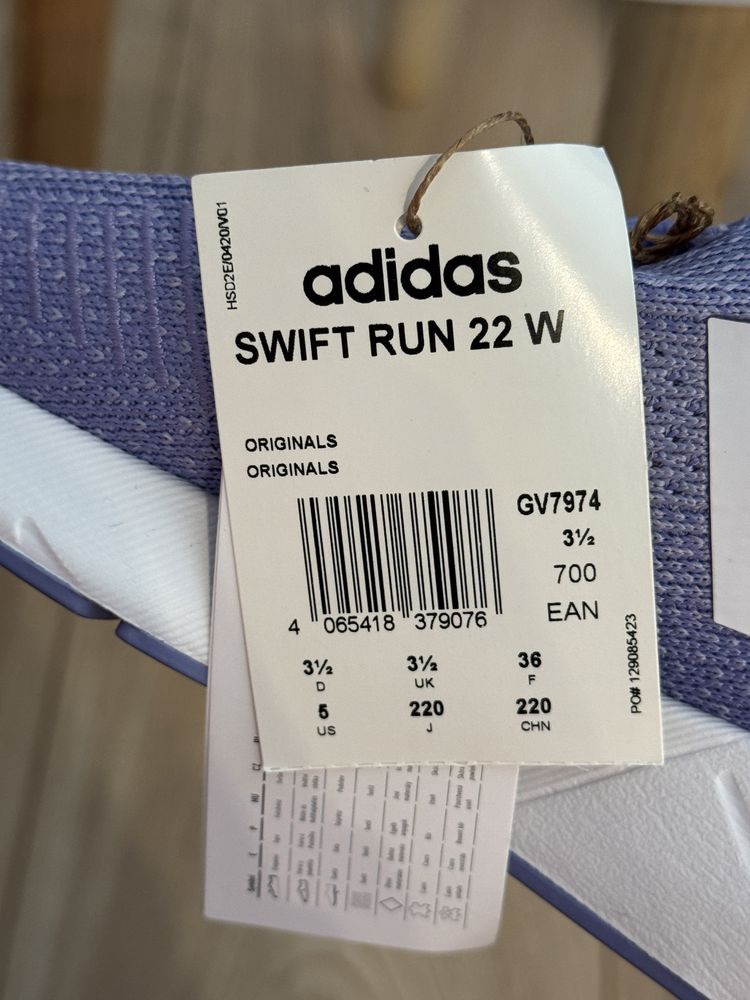 Adidas Swift Run Lila 36 NOI