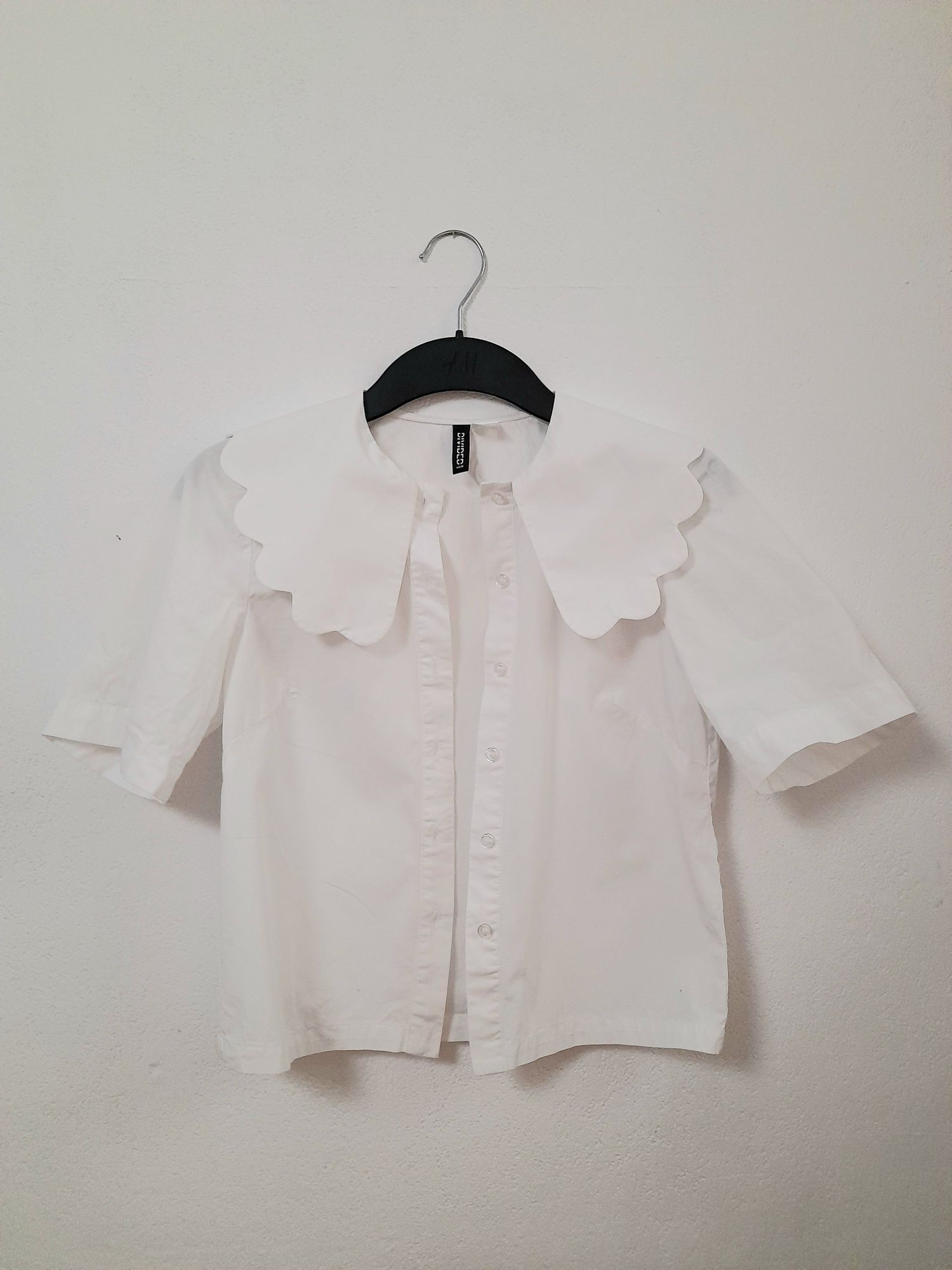 Дамска риза с къс ръкав H&M