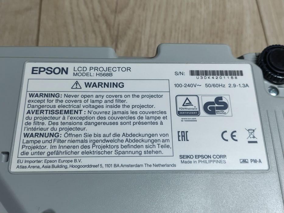 Video proiector Epson h568b