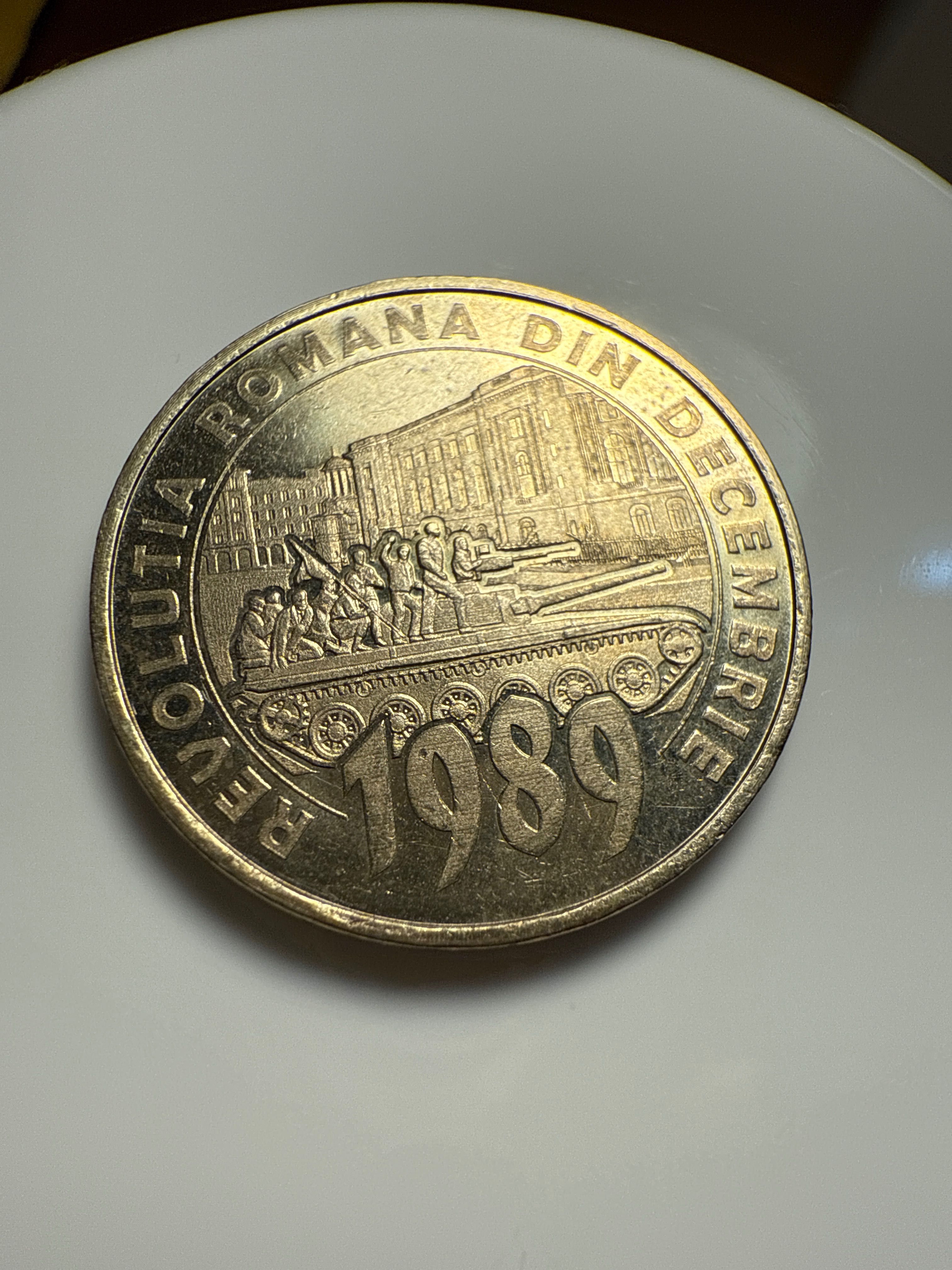 Monedă rară, revoluția din 1989